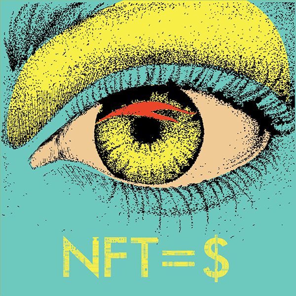NFT eye teal
