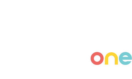 Hurrdat ONE by Hurrdat Media logo in color white